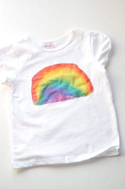 camiseta personalizada con pintura de tela