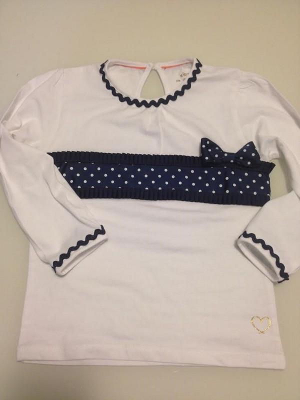 camiseta personalizada con cintas y picunelas- conideade