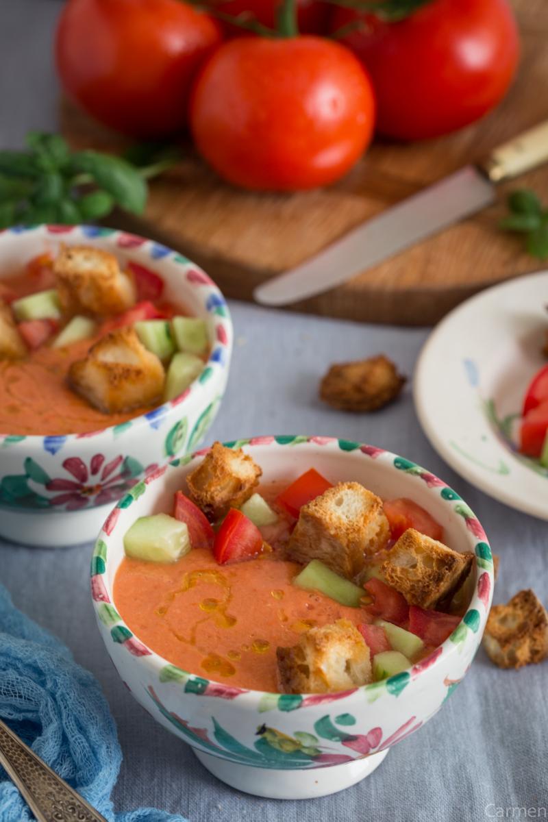 Gazpacho andaluz macro