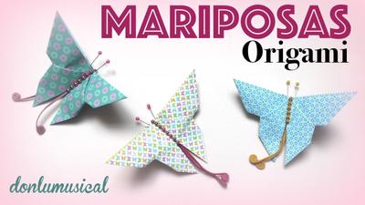 mariposa papel papiroflexia origami