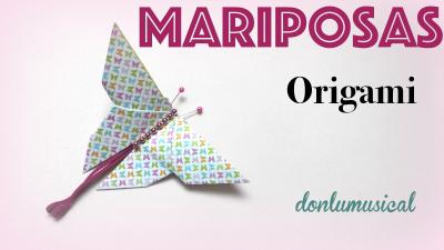 mariposa origami papel papiroflexia paso a paso