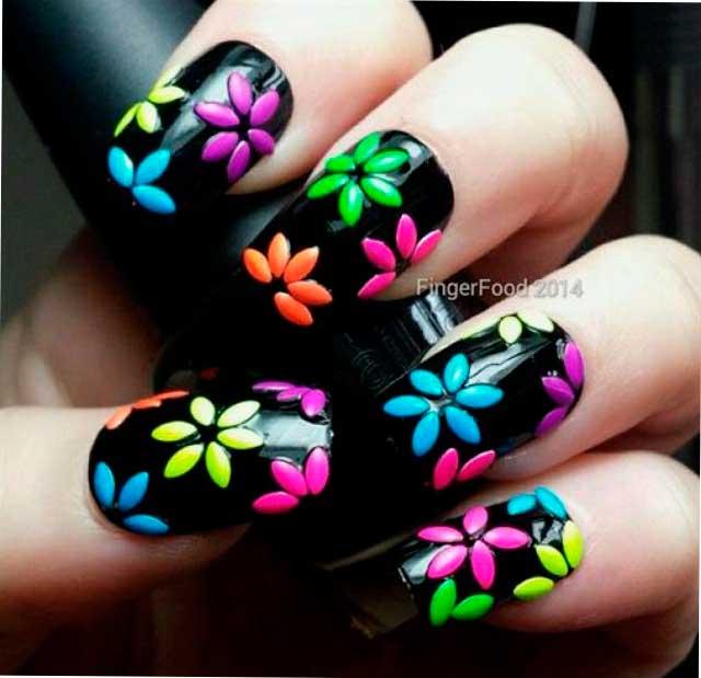 Bellos diseños de uñas estampadas – Stamped Nail Art | Belleza