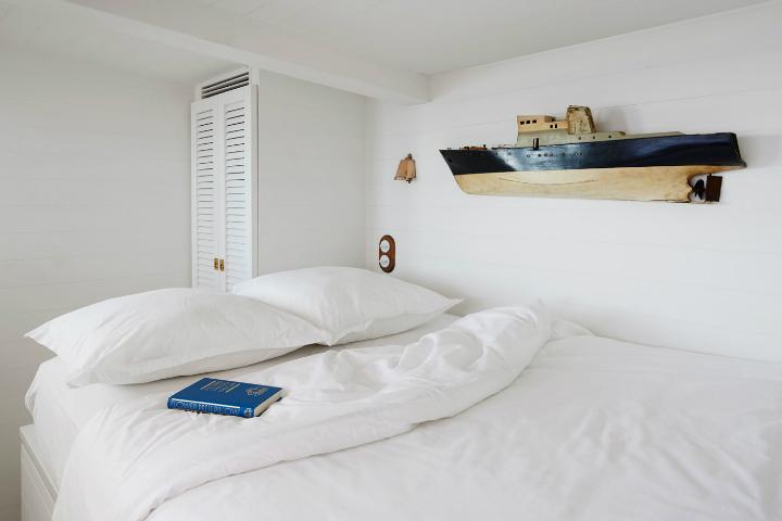 Decoración de estilo marinero dormitorio principal