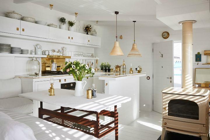 Decoración de estilo marinero cocina