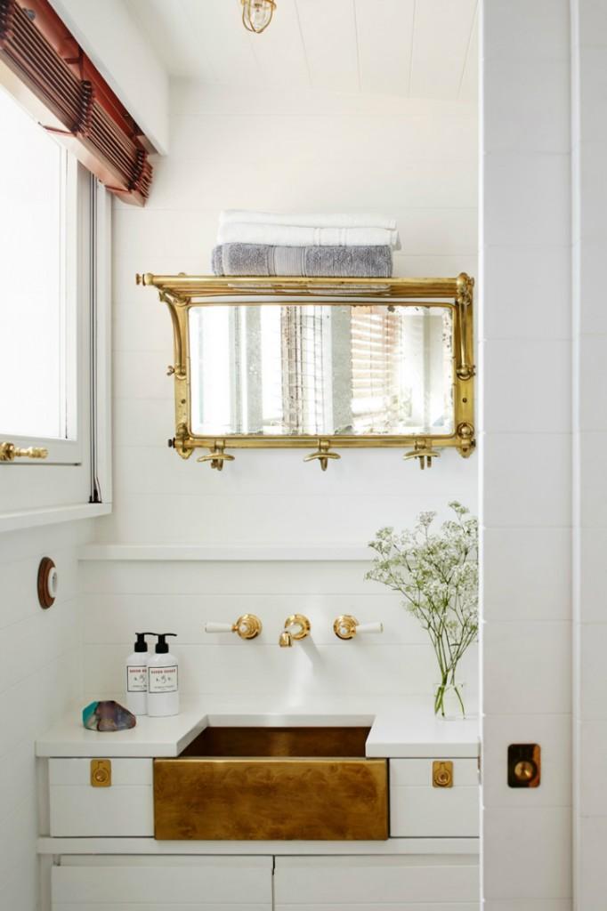 Decoración de estilo marinero baño