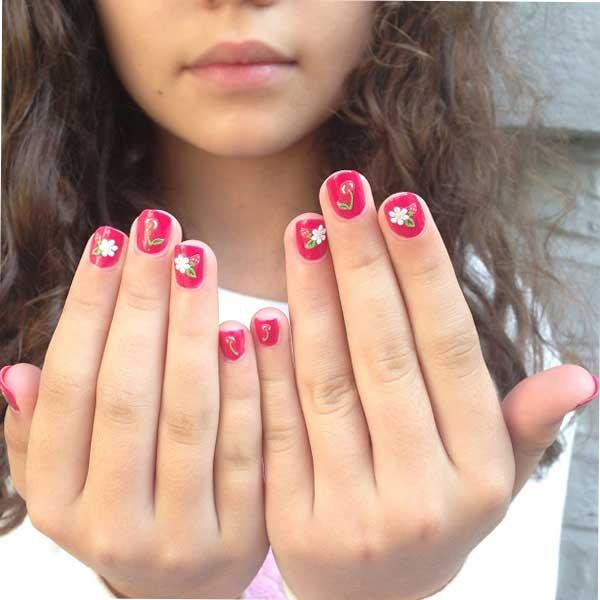 Decoración de uñas para niñas