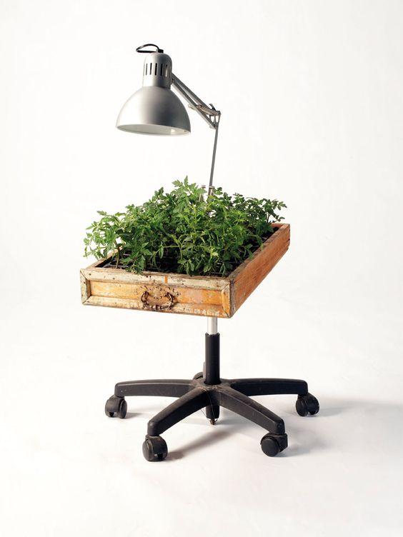 18. Recycled planter