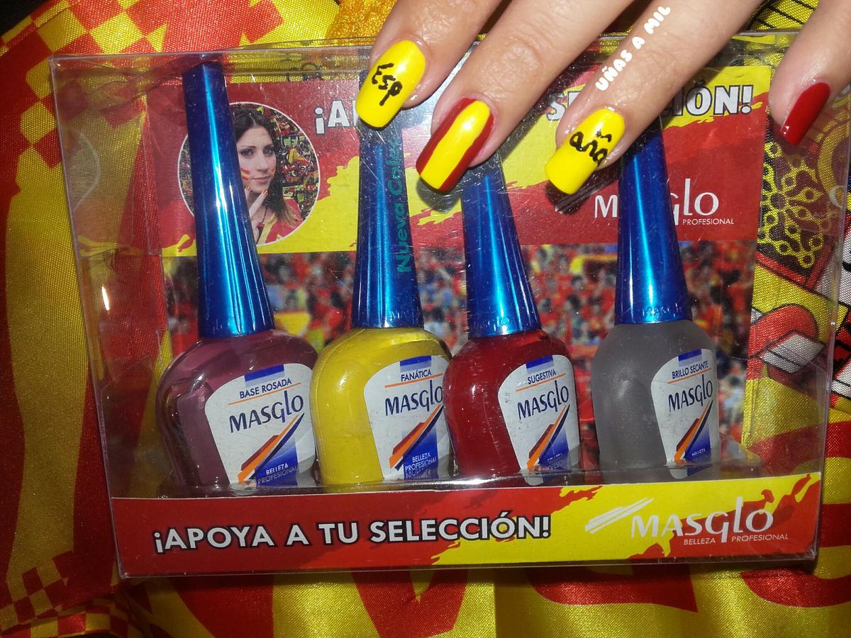 uñas_a_mil_esmaltes_masglo_base_rosa_brillo_secante_amarillo_fanatica_rojo_sugestiva_apoyo_seleccion_española_nail_art_diseño_decoracion_uñas_españa (6)