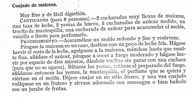 cuajado de maicena
