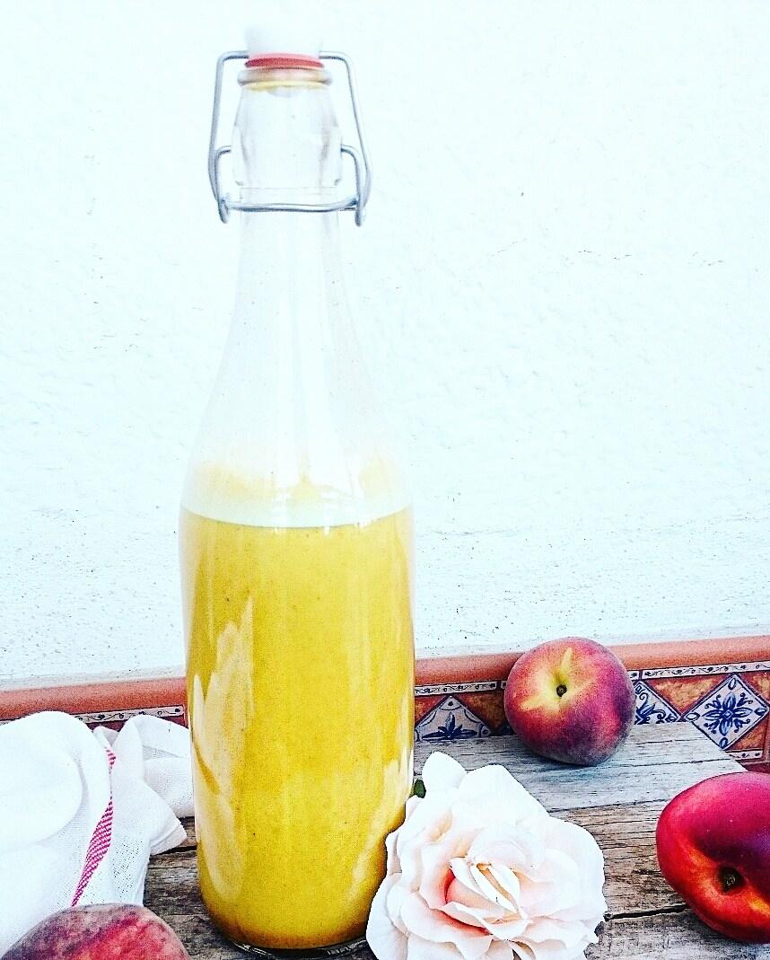 Leche dorada veraniega