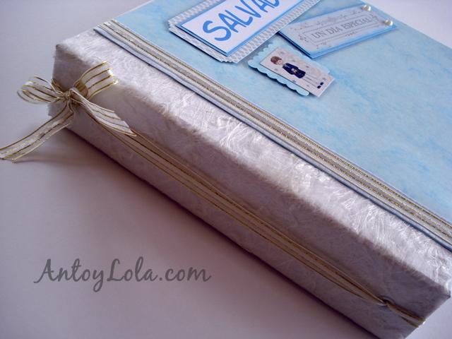 DSC09348Álbum comunión de niño