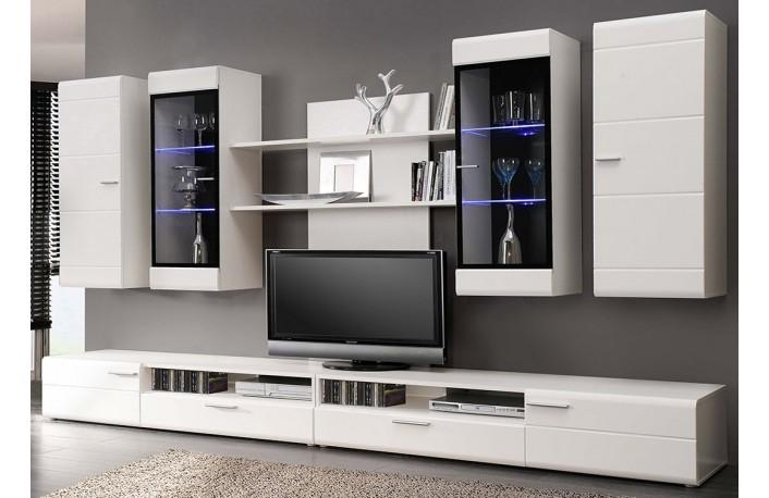 colocar_la_televisión_en_el_salón_muebles-salon-blanco-luces-led
