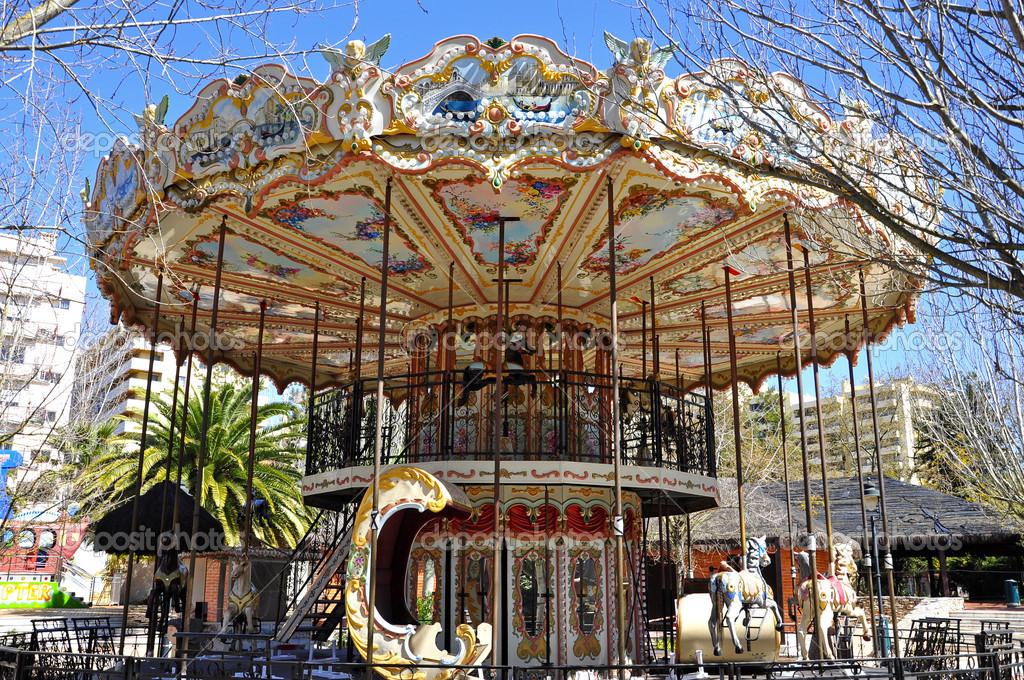 Portugal Lisbon Zoo carousel 