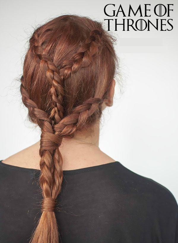 Hermoso peinado trenzado