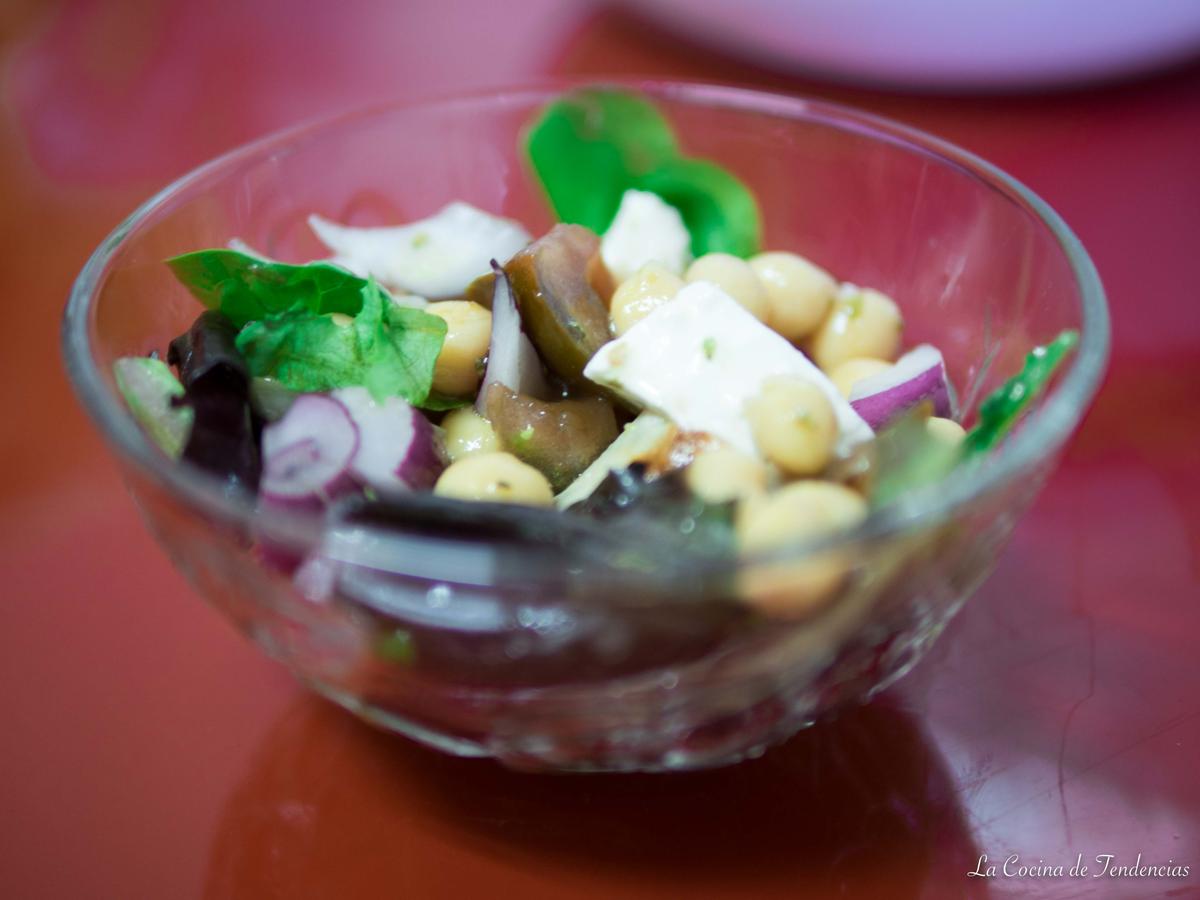ensalada de garbanzos