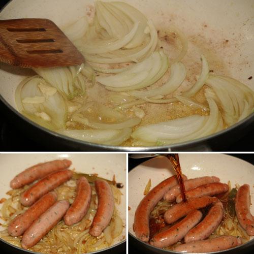 paso-a-paso-Salchichas-al-vino