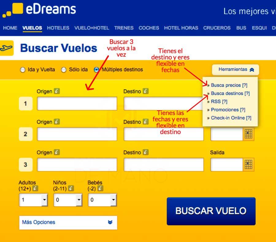 Cómo buscar vuelos baratos online