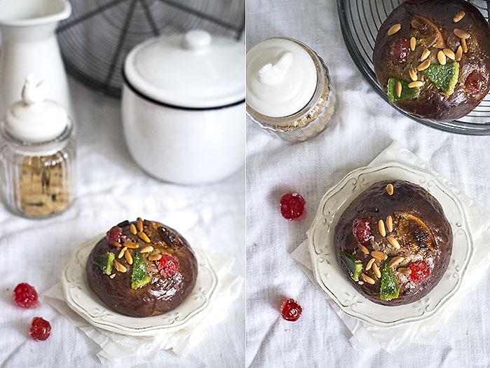 coca de San Juan de frutas