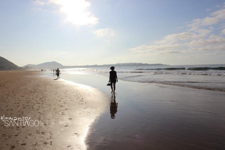 foto de la playa en noja