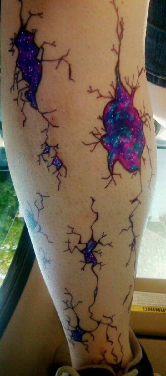 tatuaje con marcadores