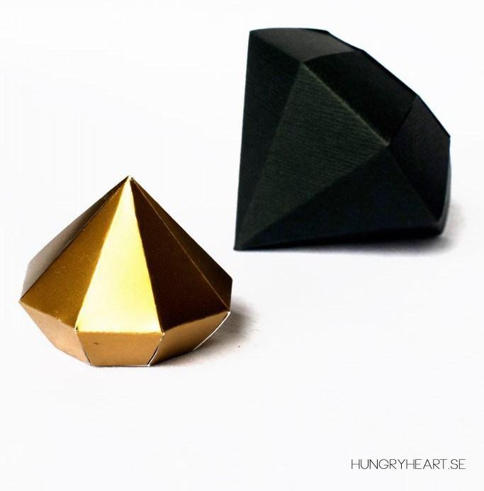 DIY hacer diamantes de papel
