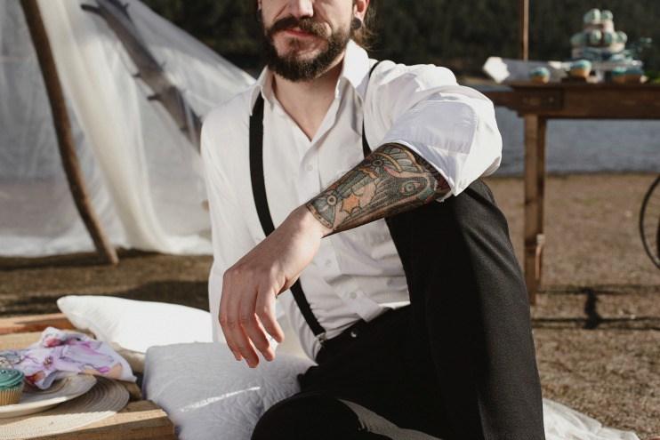 Una seción editorial love day en All Lovely Party