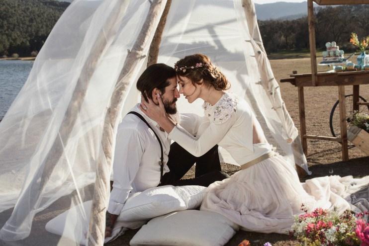 Una seción editorial love day en All Lovely Party