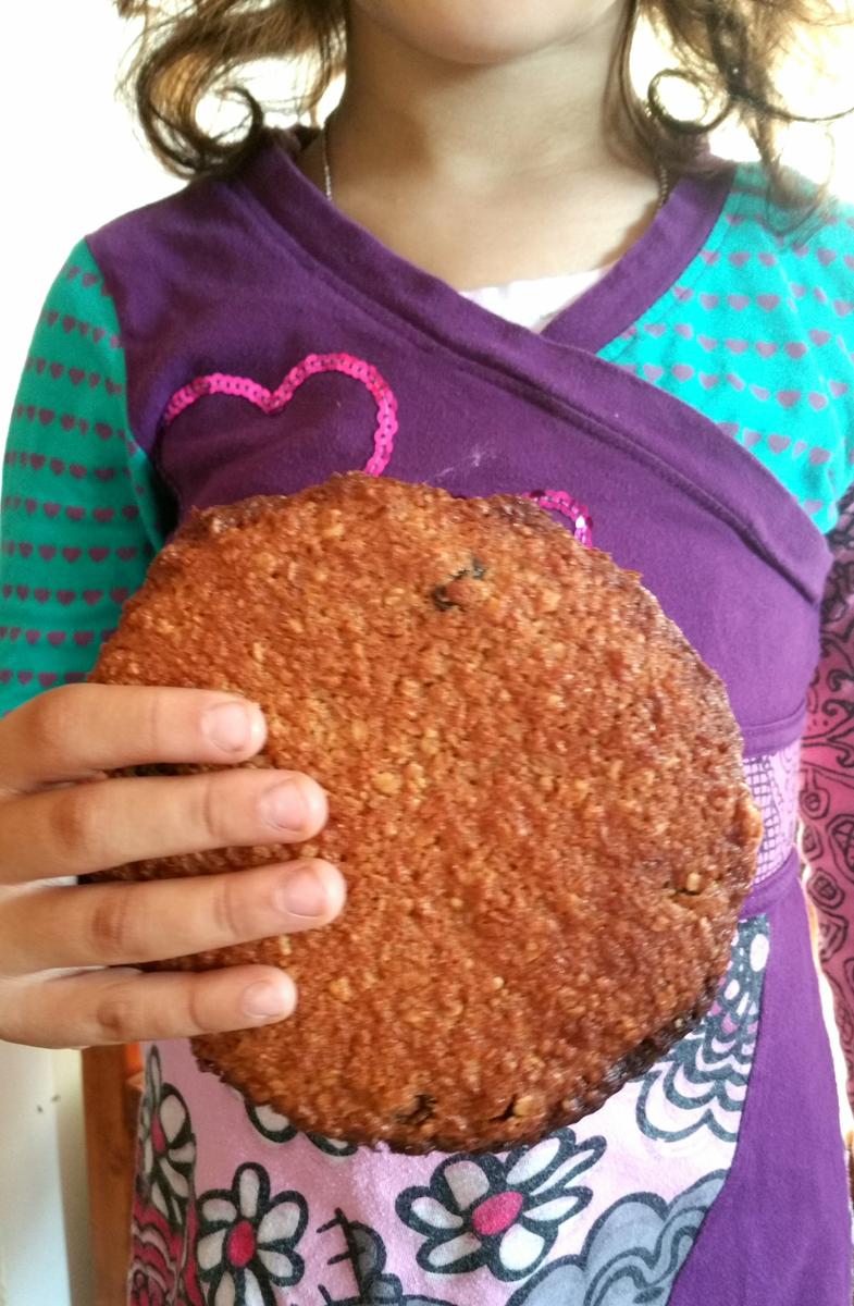 Galletas de avena gigantes