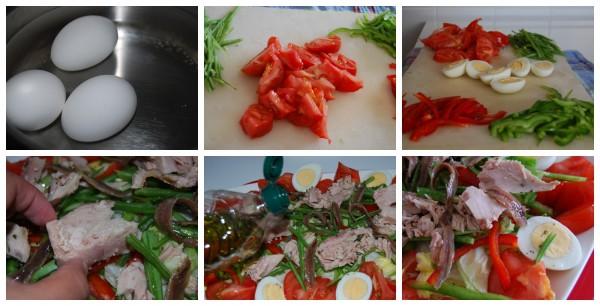 ensalada-nicoise preparacion