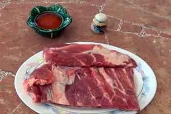 costillas asadas con mojo