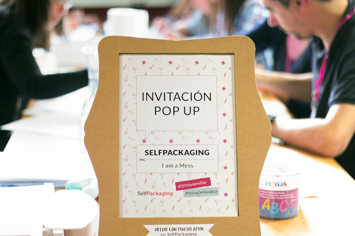 DIY Hunters Day, Cartel invitation Pop Up