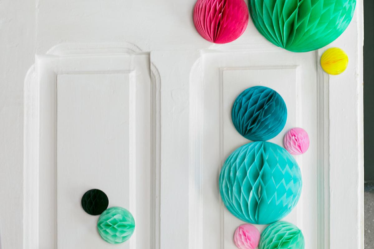 DIY Hunters Day, puerta decorada