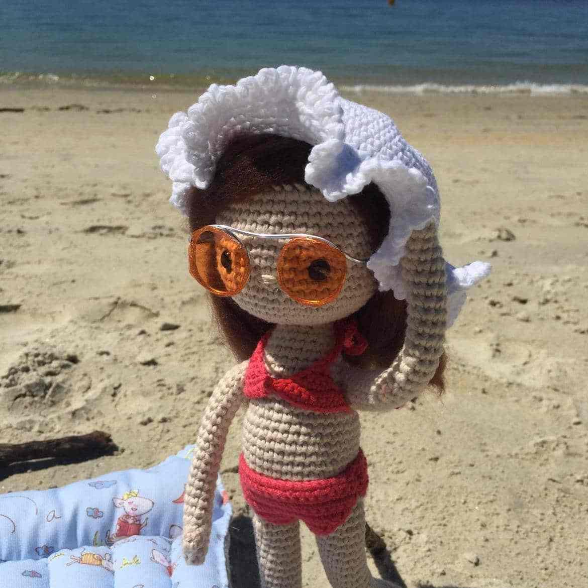 amigurumi crochet Primer plano