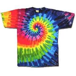 Camiseta hippies con tintes