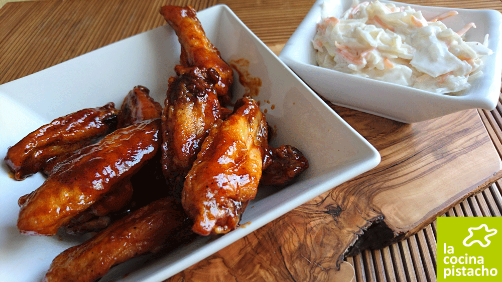 ALITAS DE POLLO CON SALSA BARBACOA | Cocina