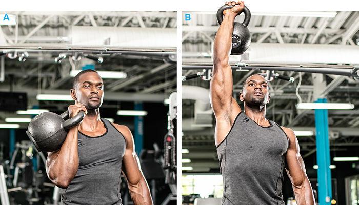 Como construir un press de pesa rusa bestial