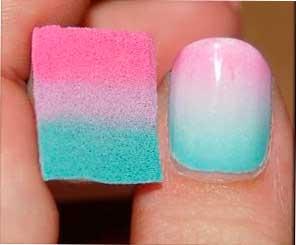 Uñas de los pies degradadas