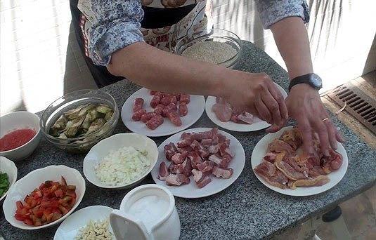 Los ingredientes de la paella