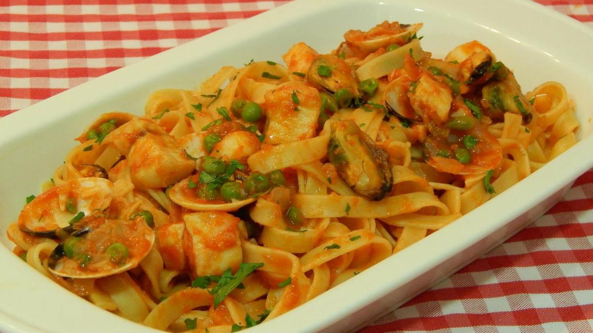 Receta pasta a la marinera