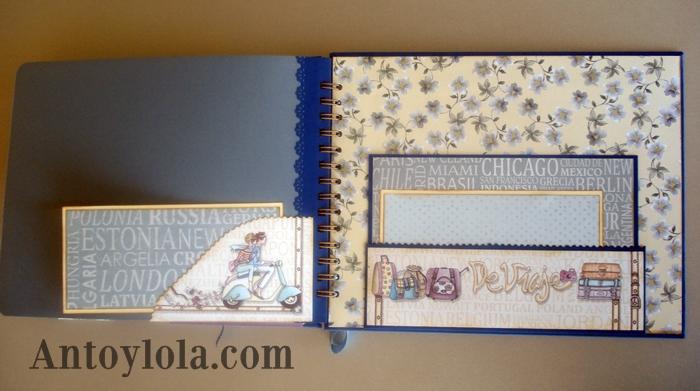 Álbum con encuadernado en espiral para fotos de boda