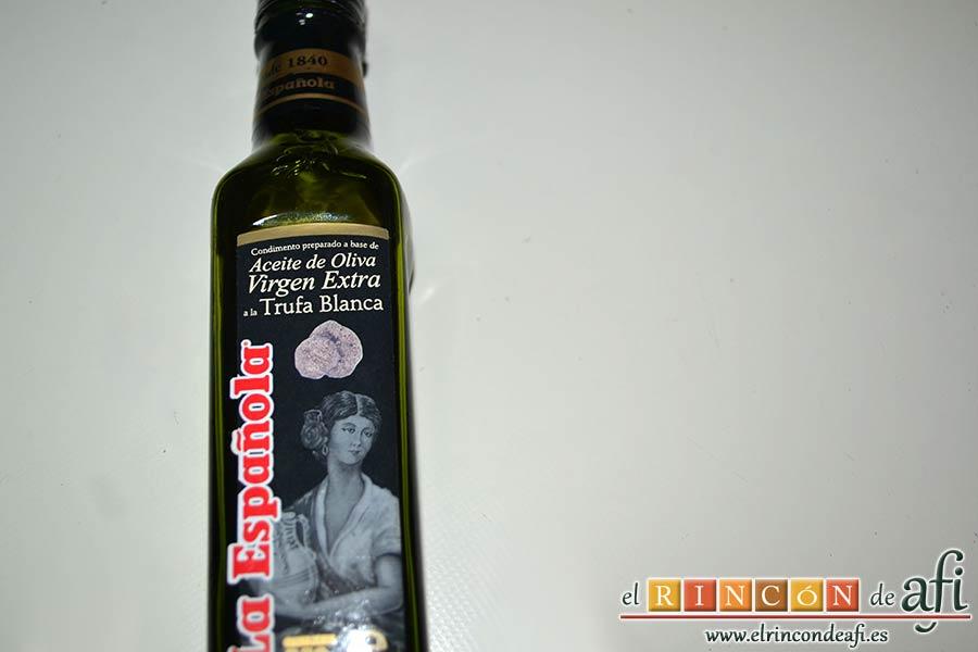 Tarta de verduras, se puede usar aceite de fruta