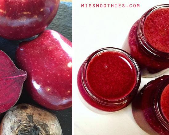 Batido de remolacha anticelulítico