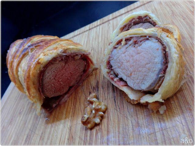 Así debe lucir un buen Solomillo Wellington.