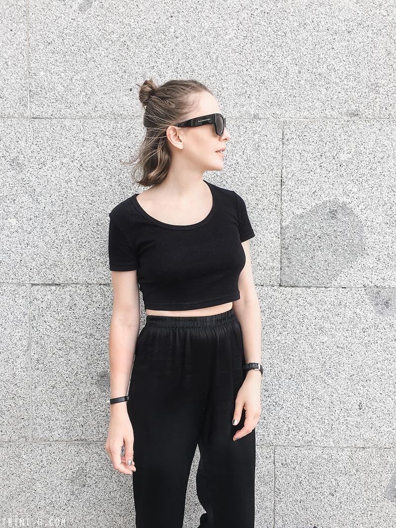 Trini | Balenciaga sunglasses Céline micro luggage