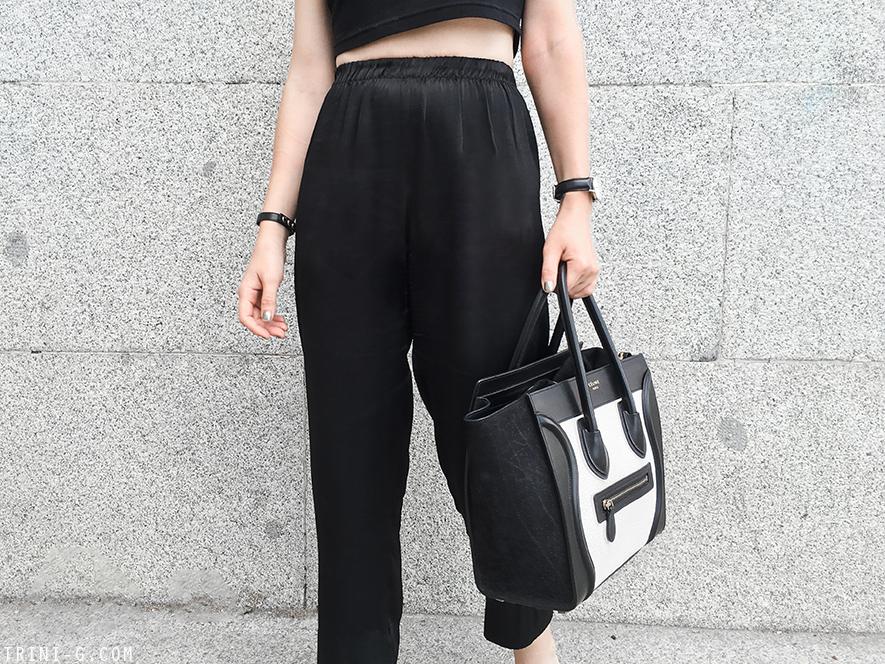 Trini | Balenciaga sunglasses Céline micro luggage