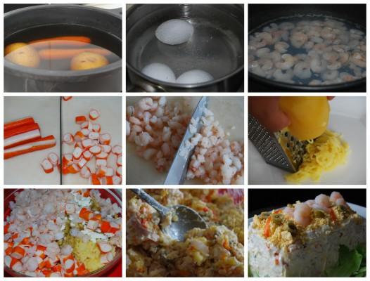 ensaladilla-de-gambas elaboración