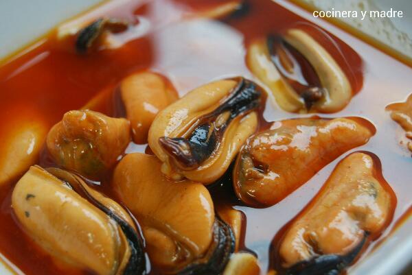 mejillones en escabeche