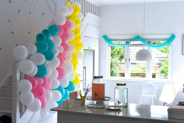 Balloon party,una fiesta infantil