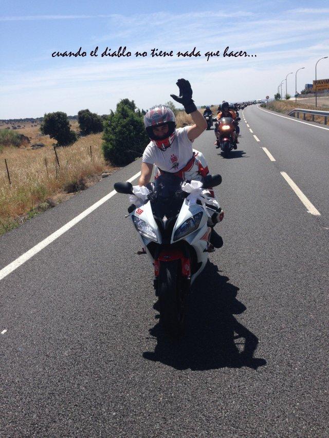 Josito durante la ruta