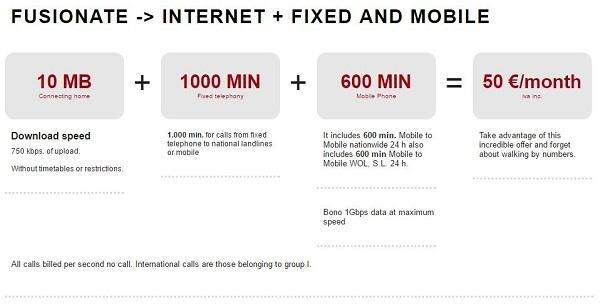 Servicio integral: Internet, telefonía fija y telefonía móvil